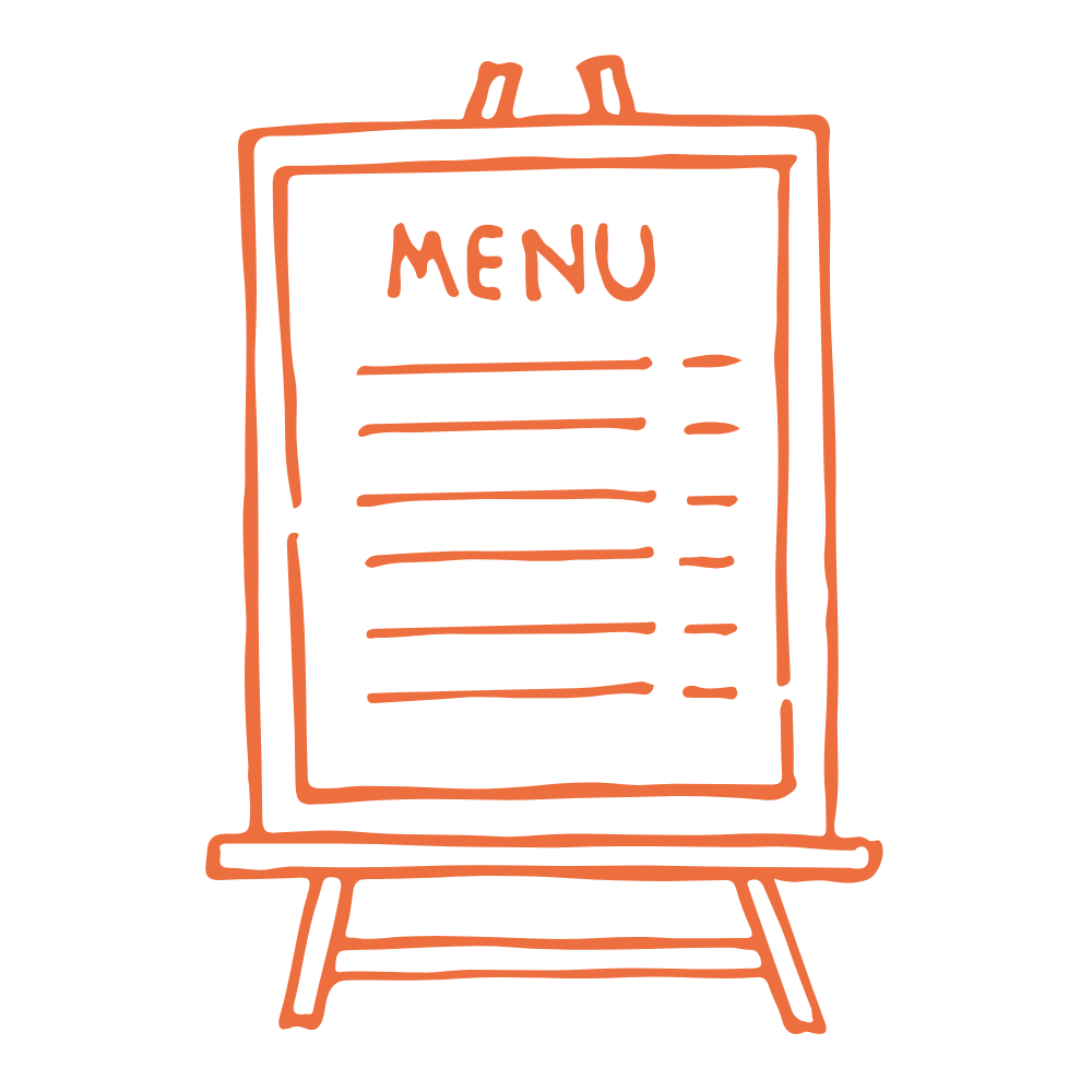 Menu design and brand development